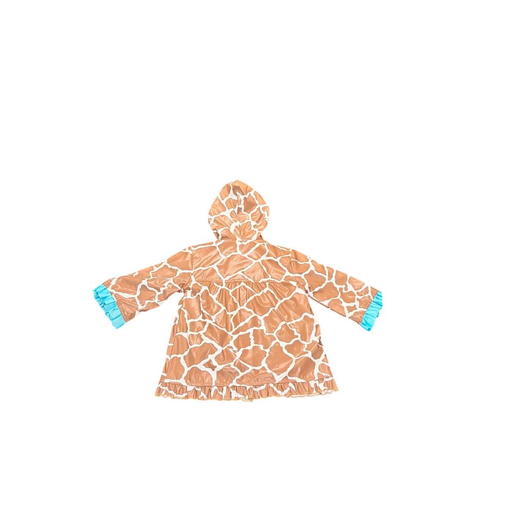 Mud Pie "Wild Child" Giraffe Print Raincoat - 12-18 Months - Nostalgic Boutique - Picture 8 of 9